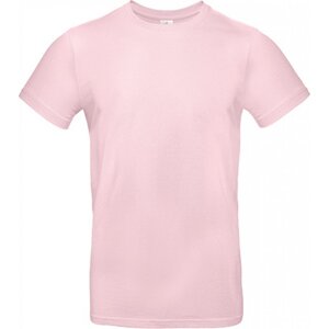 B&C Základní hladké bavlněné pánské triko BC 190 g/m Barva: Růžová, Velikost: 3XL BCTU03T