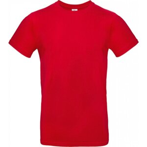 B&C Základní hladké bavlněné pánské triko BC 190 g/m Barva: Červená, Velikost: 3XL BCTU03T
