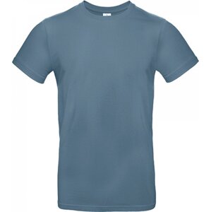 B&C Základní hladké bavlněné pánské triko BC 190 g/m Barva: modrá matná, Velikost: 3XL BCTU03T