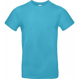 B&C Základní hladké bavlněné pánské triko BC 190 g/m Barva: modrá azurová, Velikost: 3XL BCTU03T