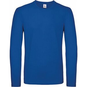B&C Středně teplé unisex tričko BC s dlouhým rukávem Barva: modrá královská, Velikost: L BCTU05T