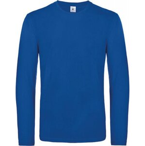 B&C Teplejší unisex tričko BC s dlouhým rukávem Barva: modrá královská, Velikost: 3XL BCTU07T