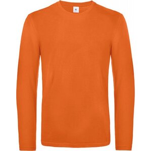 B&C Teplejší unisex tričko BC s dlouhým rukávem Barva: Oranžová, Velikost: 3XL BCTU07T