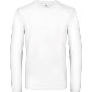 B&C Teplejší unisex tričko BC s dlouhým rukávem Barva: Bílá, Velikost: 3XL BCTU07T