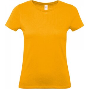 B&C Základní dámské bavlněné tričko BC ve střední gramáži Barva: oranžová meruňa, Velikost: XL BCTW02T