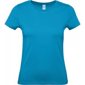 B&C Základní dámské bavlněné tričko BC ve střední gramáži Barva: modrá atolová, Velikost: L BCTW02T