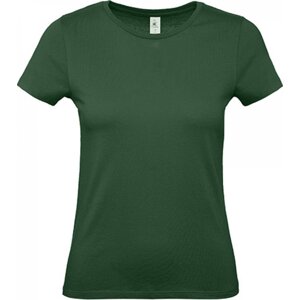 B&C Základní dámské bavlněné tričko BC ve střední gramáži Barva: Zelená lahvová, Velikost: L BCTW02T