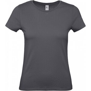 B&C Základní dámské bavlněné tričko BC ve střední gramáži Barva: šedá tmavá, Velikost: L BCTW02T