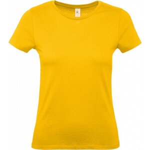 B&C Základní dámské bavlněné tričko BC ve střední gramáži Barva: Zlatá, Velikost: L BCTW02T