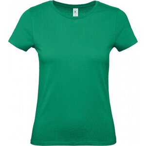 B&C Základní dámské bavlněné tričko BC ve střední gramáži Barva: zelená výrazná, Velikost: L BCTW02T