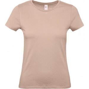 B&C Základní dámské bavlněné tričko BC ve střední gramáži Barva: Růžová, Velikost: L BCTW02T