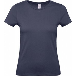 B&C Základní dámské bavlněné tričko BC ve střední gramáži Barva: modrá námořní urban, Velikost: M BCTW02T
