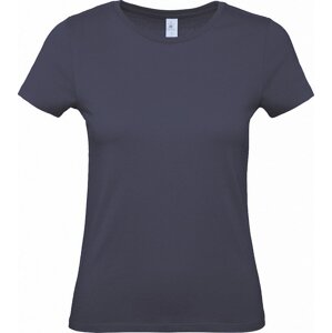 B&C Základní dámské bavlněné tričko BC ve střední gramáži Barva: modrá námořní, Velikost: L BCTW02T