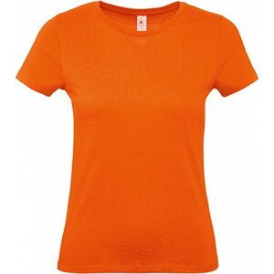 B&C Základní dámské bavlněné tričko BC ve střední gramáži Barva: Oranžová, Velikost: M BCTW02T