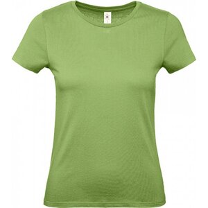 B&C Základní dámské bavlněné tričko BC ve střední gramáži Barva: zelená pistáciová, Velikost: L BCTW02T