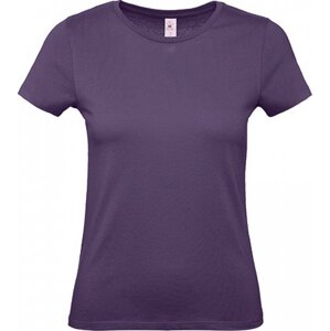 B&C Základní dámské bavlněné tričko BC ve střední gramáži Barva: fialová švestková, Velikost: L BCTW02T
