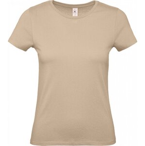 B&C Základní dámské bavlněné tričko BC ve střední gramáži Barva: Písková, Velikost: L BCTW02T