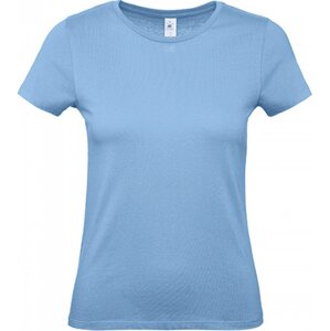 B&C Základní dámské bavlněné tričko BC ve střední gramáži Barva: modrá nebeská, Velikost: L BCTW02T