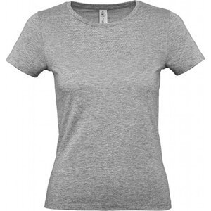 B&C Základní dámské bavlněné tričko BC ve střední gramáži Barva: šedá melír, Velikost: 3XL BCTW02T