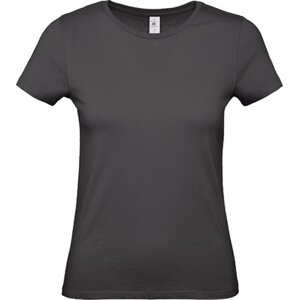 B&C Základní dámské bavlněné tričko BC ve střední gramáži Barva: černá sepraná, Velikost: L BCTW02T