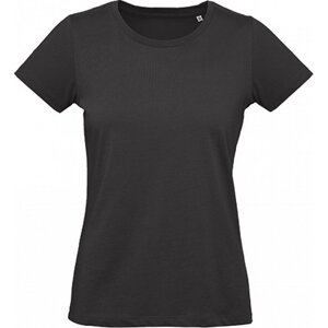 B&C Dámské organické tričko BC Inspire Plus mírně prodloužené 175 g/m Barva: Černá, Velikost: L BCTW049