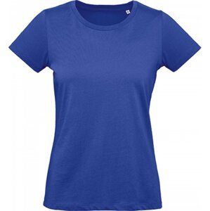 B&C Dámské organické tričko BC Inspire Plus mírně prodloužené 175 g/m Barva: modrá kobaltová, Velikost: L BCTW049