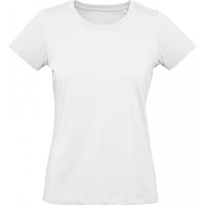 B&C Dámské organické tričko BC Inspire Plus mírně prodloužené 175 g/m Barva: Bílá, Velikost: L BCTW049