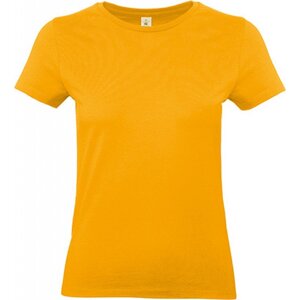 B&C Základní bavlněné hladké dámské tričko BC 190 g/m Barva: oranžová meruňa, Velikost: L BCTW04T