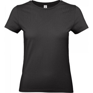 B&C Základní bavlněné hladké dámské tričko BC 190 g/m Barva: Černá, Velikost: 3XL BCTW04T