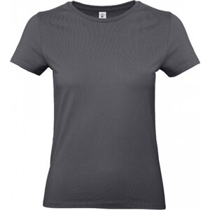 B&C Základní bavlněné hladké dámské tričko BC 190 g/m Barva: šedá tmavá, Velikost: L BCTW04T