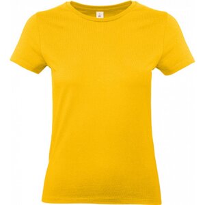 B&C Základní bavlněné hladké dámské tričko BC 190 g/m Barva: Zlatá, Velikost: L BCTW04T