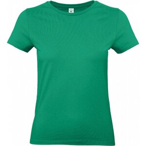B&C Základní bavlněné hladké dámské tričko BC 190 g/m Barva: zelená výrazná, Velikost: L BCTW04T