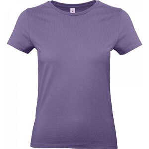 B&C Základní bavlněné hladké dámské tričko BC 190 g/m Barva: růžová lila, Velikost: XL BCTW04T