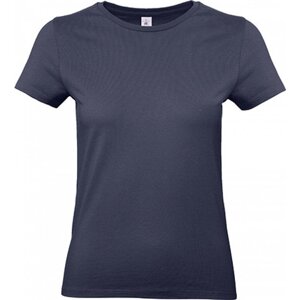 B&C Základní bavlněné hladké dámské tričko BC 190 g/m Barva: Modrá námořní tmavá, Velikost: L BCTW04T