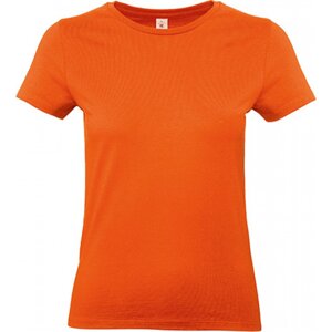 B&C Základní bavlněné hladké dámské tričko BC 190 g/m Barva: Oranžová, Velikost: L BCTW04T