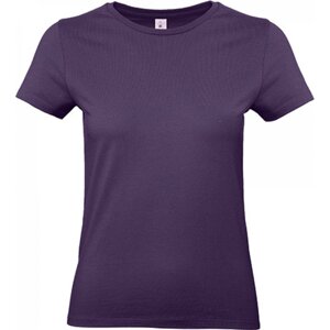 B&C Základní bavlněné hladké dámské tričko BC 190 g/m Barva: fialová zářivá, Velikost: L BCTW04T