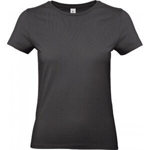 B&C Základní bavlněné hladké dámské tričko BC 190 g/m Barva: černá sepraná, Velikost: L BCTW04T