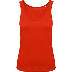 B&C Dámské tílko BC Inspire z organické bavlny Barva: červená ohnivá, Velikost: XL BCTW073