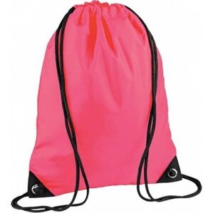 BagBase Voděodolný nylonový sportovní sáček 11 l Barva: růžová fluorescetní, Velikost: 33 x 45 cm BG10