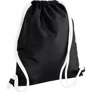 BagBase Sportovní vak na oblečení s robustními přezkami 15 l Barva: Černá, Velikost: 40 x 48 cm BG110