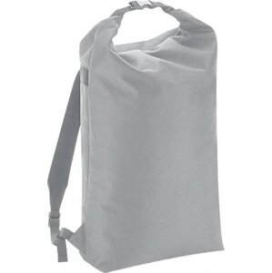 BagBase Voděodolný rolovací batoh Iconic s horním zapínáním na sponu Barva: šedá světlá, Velikost: 29 x 47 x 17 cm BG115
