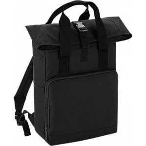 BagBase Rolovací batoh se dvěma ušima Barva: Černá, Velikost: 28 x 38 x 12 cm BG118