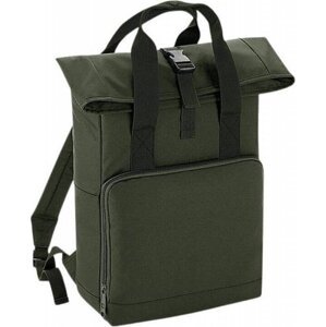 BagBase Rolovací batoh se dvěma ušima Barva: zelená olivová, Velikost: 28 x 38 x 12 cm BG118