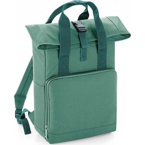 BagBase Rolovací batoh se dvěma ušima Barva: zelená šalvěj, Velikost: 28 x 38 x 12 cm BG118