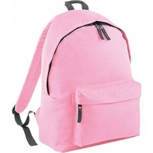 BagBase Fashion batoh se zadním polstrovaným dílem 18 l Barva: Classic Pink-Graphite Grey, Velikost: 31 x 42 x 21 cm BG125
