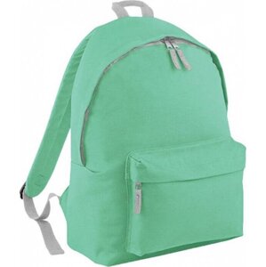 BagBase Fashion batoh se zadním polstrovaným dílem 18 l Barva: zelená mátová - šedá světlá, Velikost: 31 x 42 x 21 cm BG125