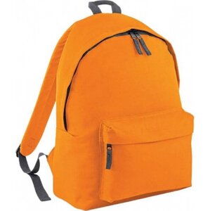 BagBase Fashion batoh se zadním polstrovaným dílem 18 l Barva: oranžová - šedá grafitová, Velikost: 31 x 42 x 21 cm BG125