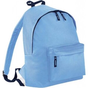 BagBase Fashion batoh se zadním polstrovaným dílem 18 l Barva: modrá nebeská - modrá námořní, Velikost: 31 x 42 x 21 cm BG125