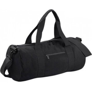BagBase Sportovní oválná taška přes rameno 20 l Barva: černá - černá, Velikost: 50 x 25 x 25 cm BG140