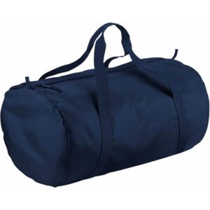 BagBase Cestovní válcová taška s tkanými držadly 32 l Barva: modrá námořní, Velikost: 50 x 30 x 26 cm BG150